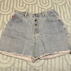 VINTAGE No Excuses Baggy 90s Mom Jean Shorts